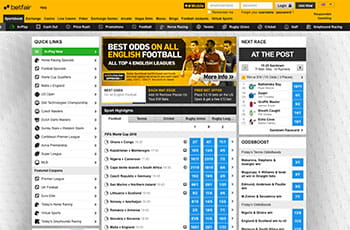 betfair betting page